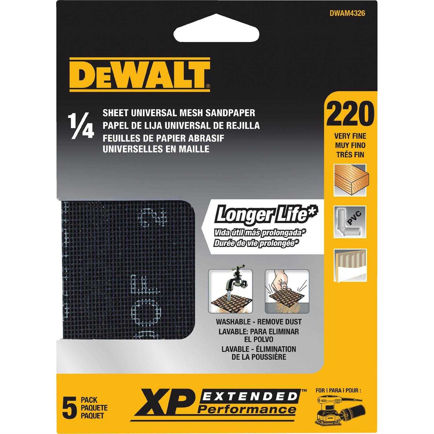 Dewalt DWAM4326 220 Grit Mesh Sheet - Cheap Fitting