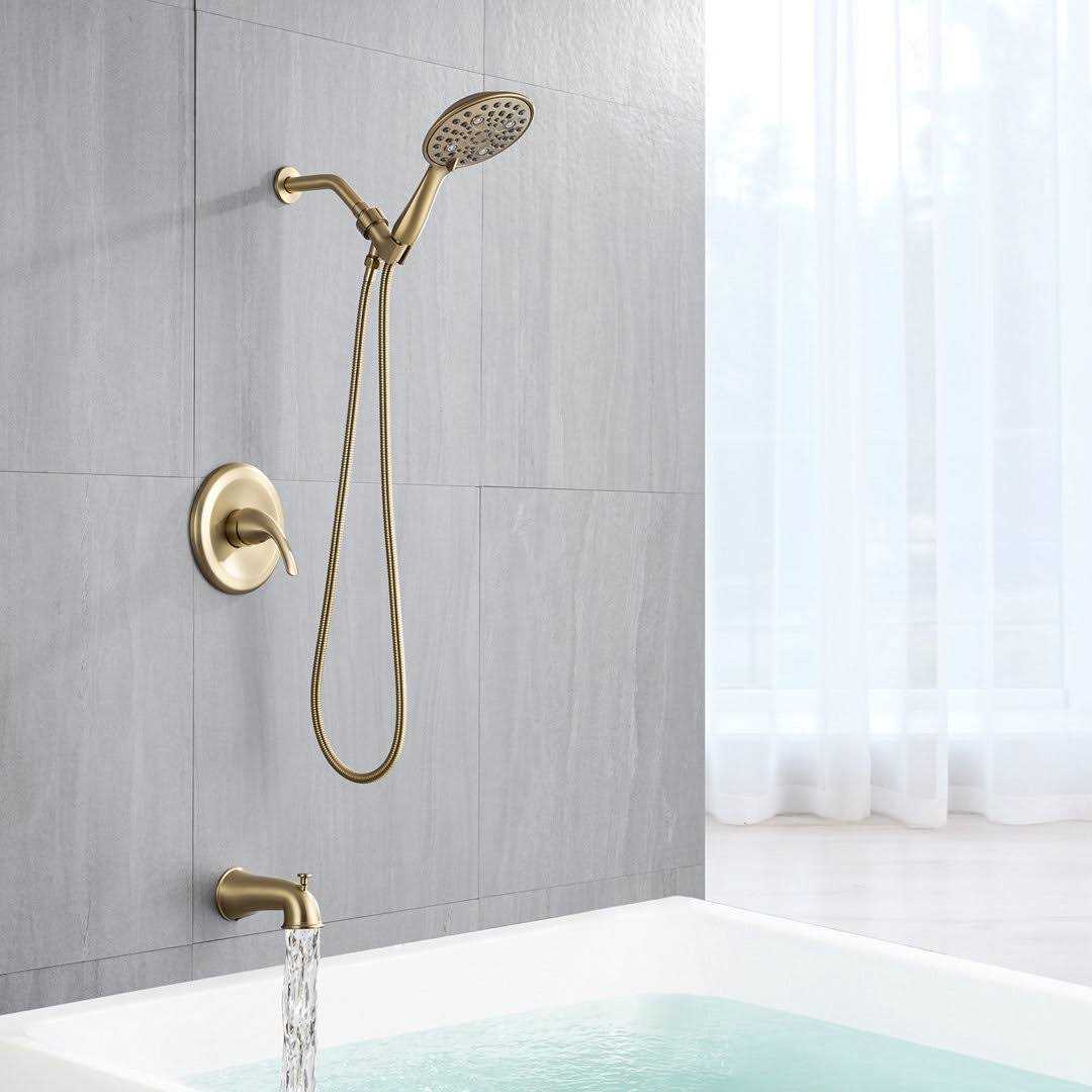 Rainlex RX92102LSJ-6 Tub And Shower Faucet With Rough-in Valve Finish - Cheap Fitting