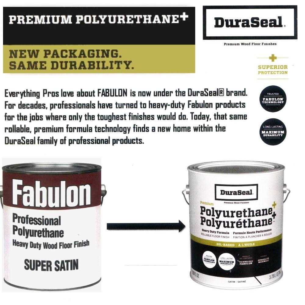 DuraSeal Fabulon Polyurethane Heavy Duty Satin Hardwood Floor Finish - Cheap Fitting