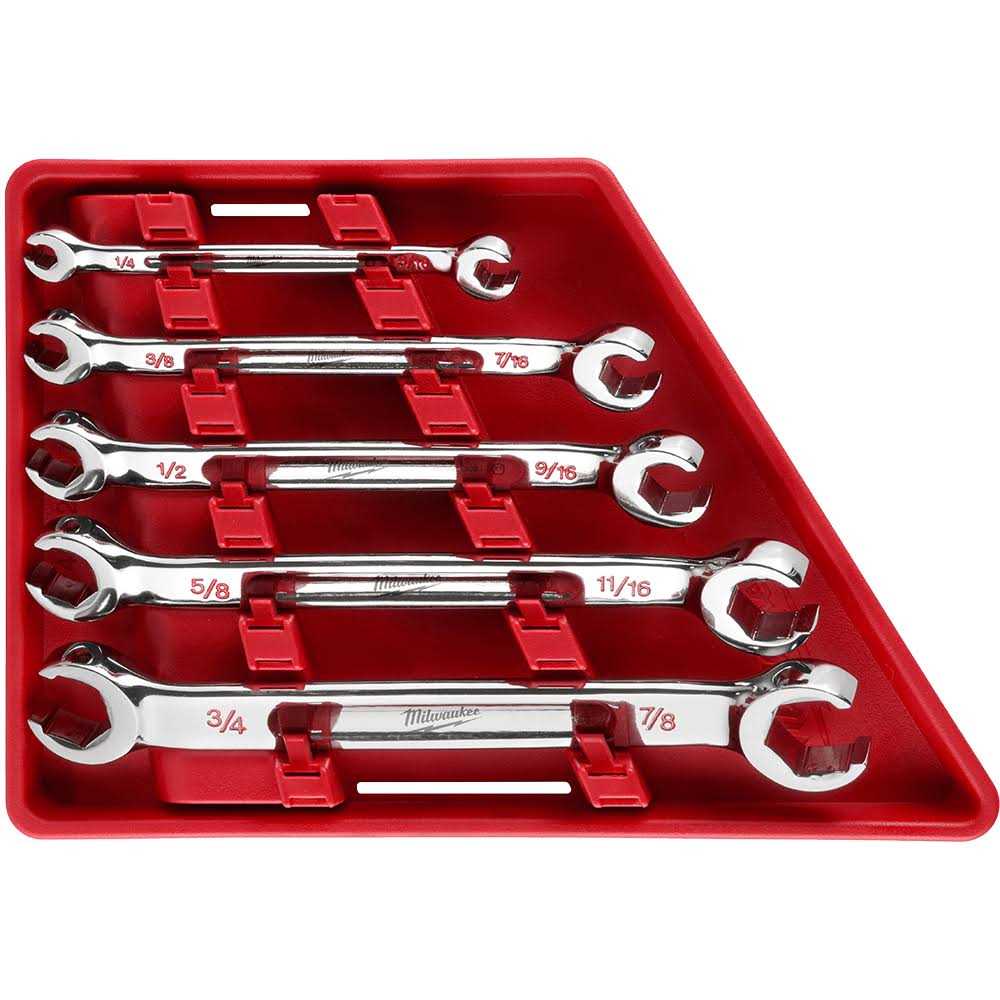 Milwaukee 48-22-9470 Double End Flare Nut Wrench Set - Cheap Fitting