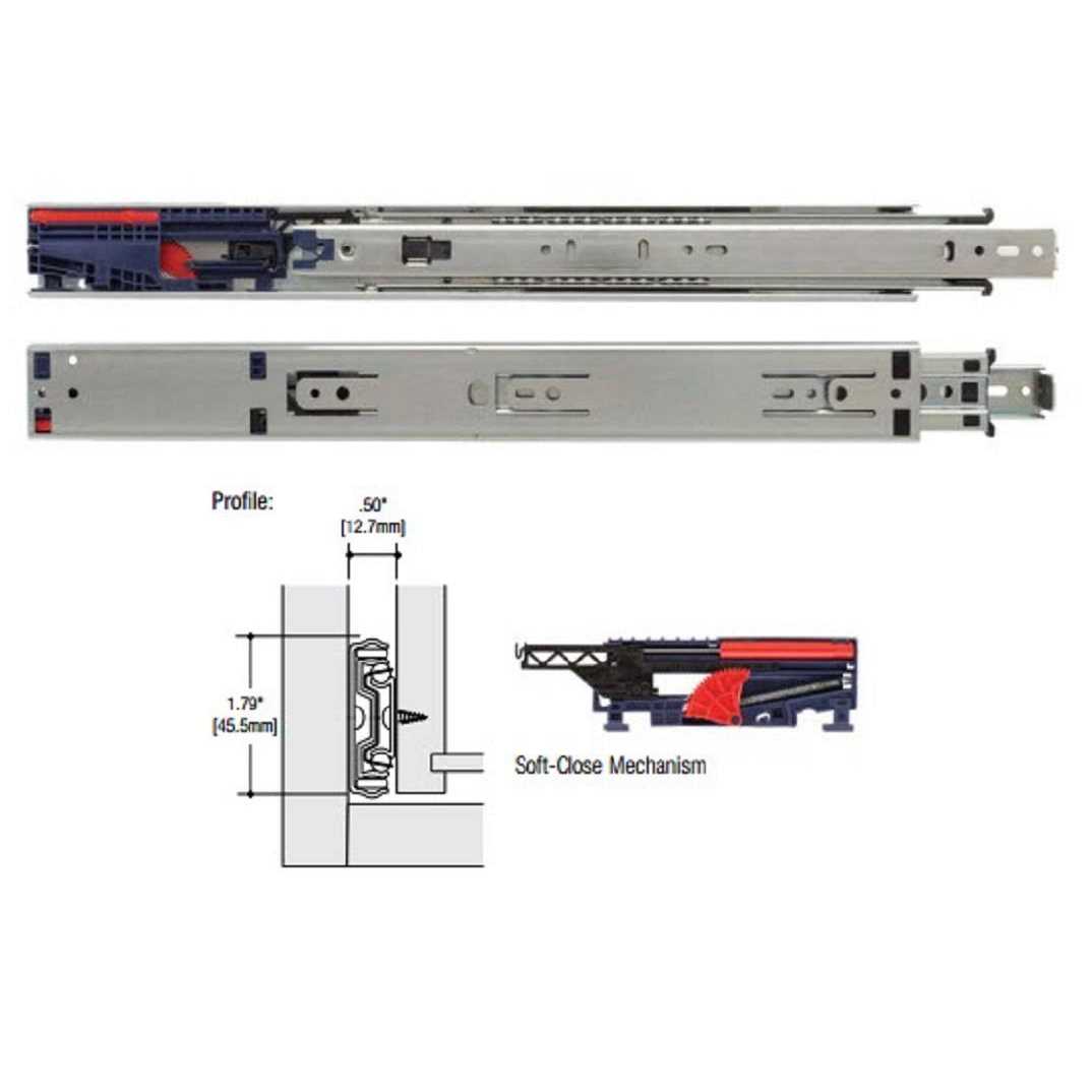 Knape & Vogt 8450FMP 22 Soft-Close Drawer Slide - Cheap Fitting