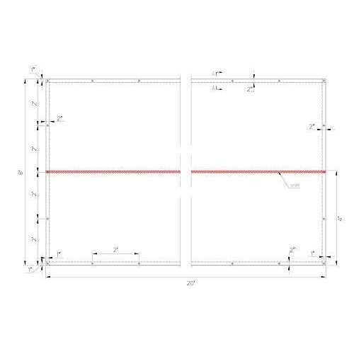 Mytee Products Clear Vinyl Tarp 22oz - Cheap Fitting