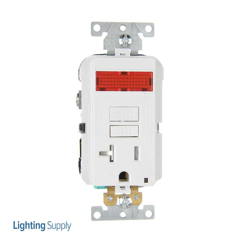 Leviton GFPL2-PLW 20A 125V Receptacle White - Cheap Fitting
