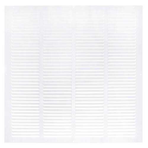 Hart & Cooley 43357 20 X 20 White Sidewall/Ceiling Return Air Grille - Cheap Fitting