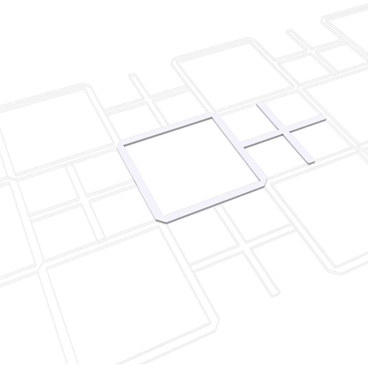 Ekena Millwork Burnett Decorative Fretwork Wall Panels in Architectural Grade PVC - Cheap Fitting