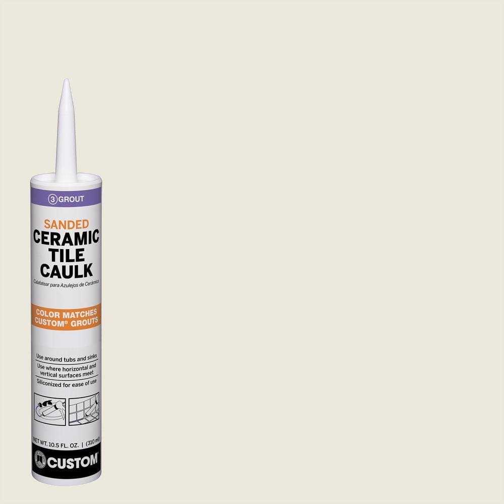 10.5 oz Sanded Polyblend Ceramic Tile Caulk - Cheap Fitting