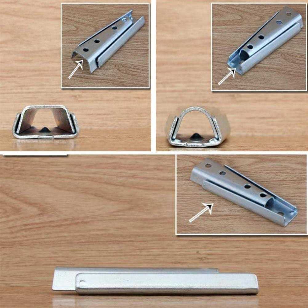 KAIISSA 2 Pair 4.7 Inch Headboard Panel Wall Fixing Brackets - Cheap Fitting