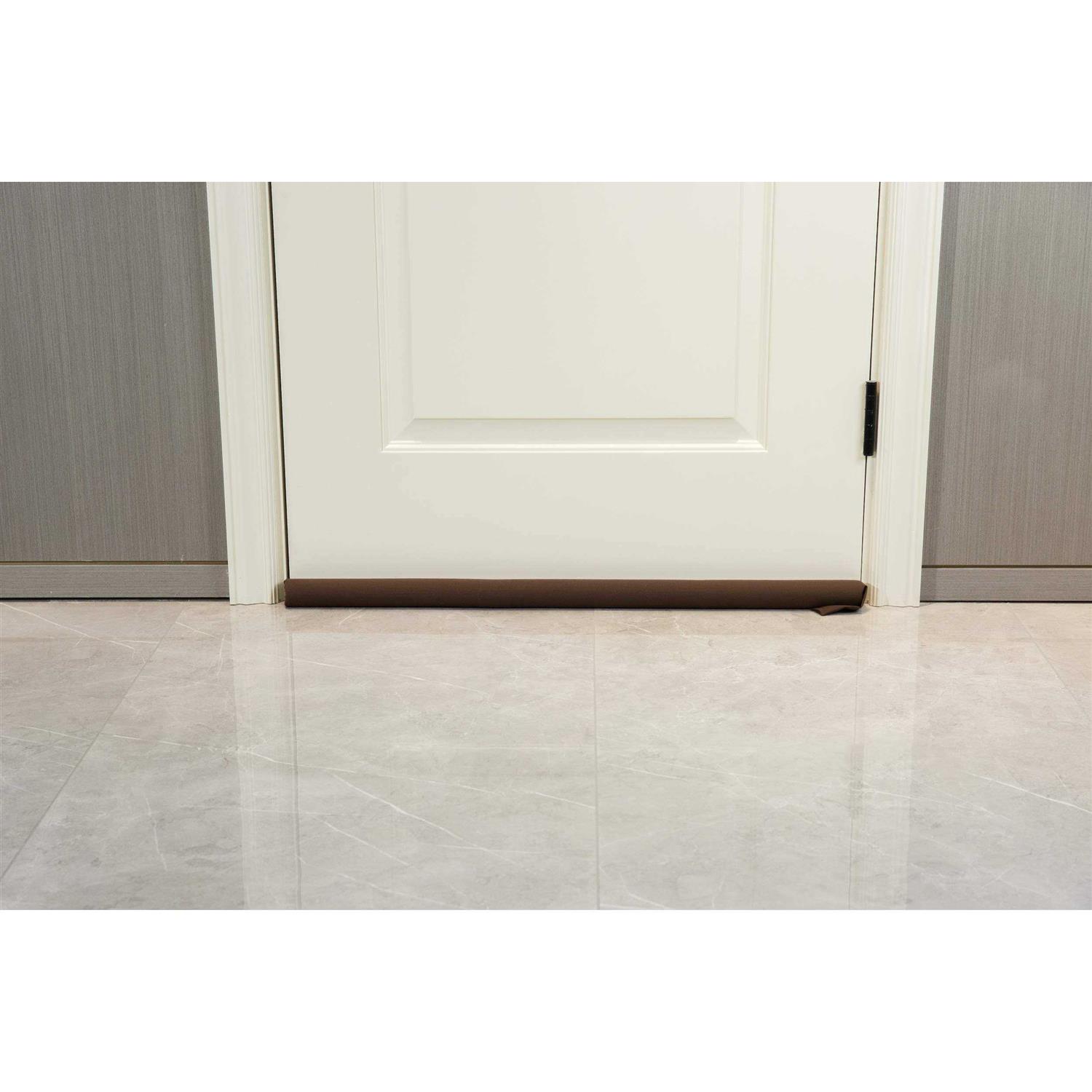 Febos Door Noise Blocker 90cm Grey Door Draught Stopper - Cheap Fitting