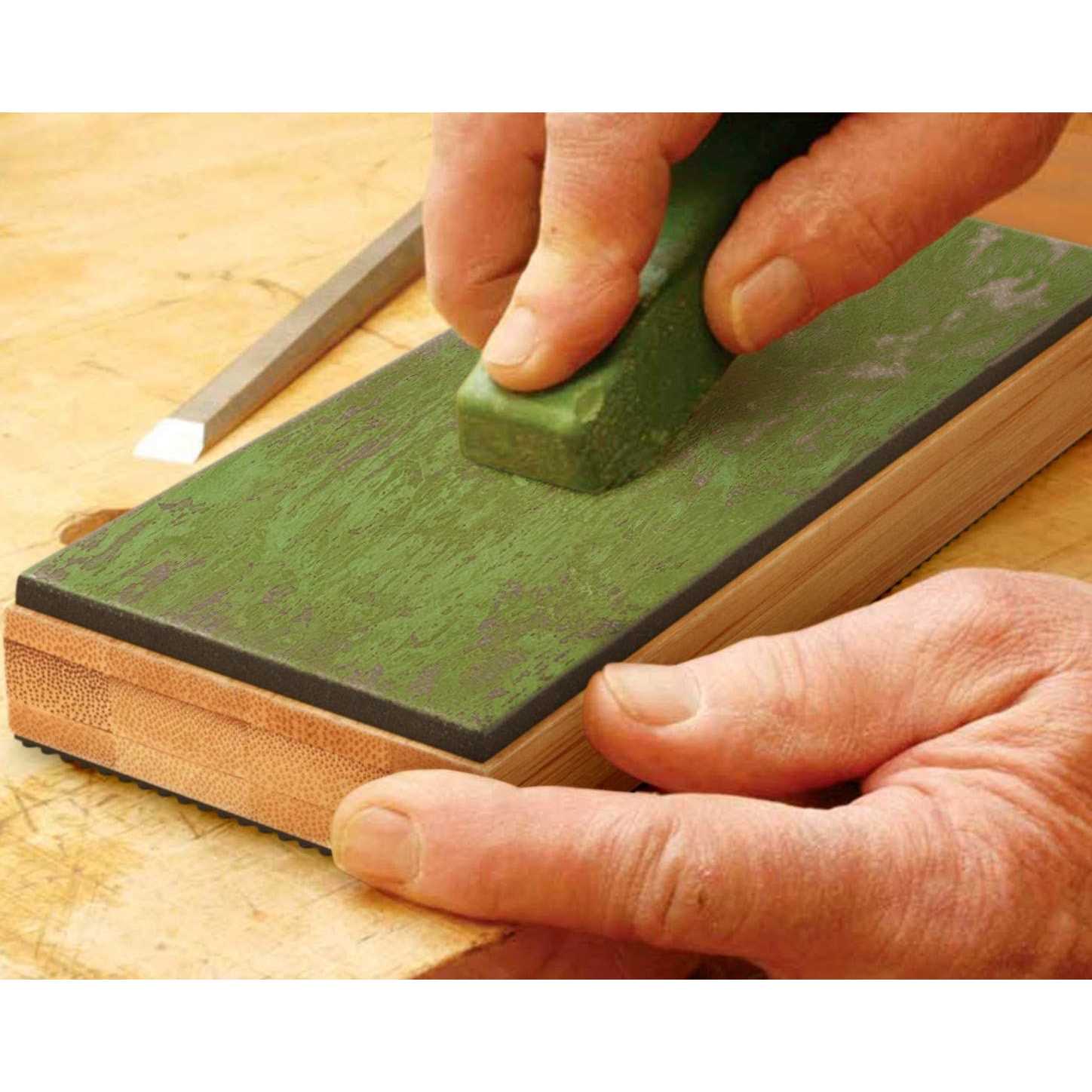 Sharp Pebble Premium Leather Strop for Knife Sharpening with Polishing Compound - Cheap Fitting