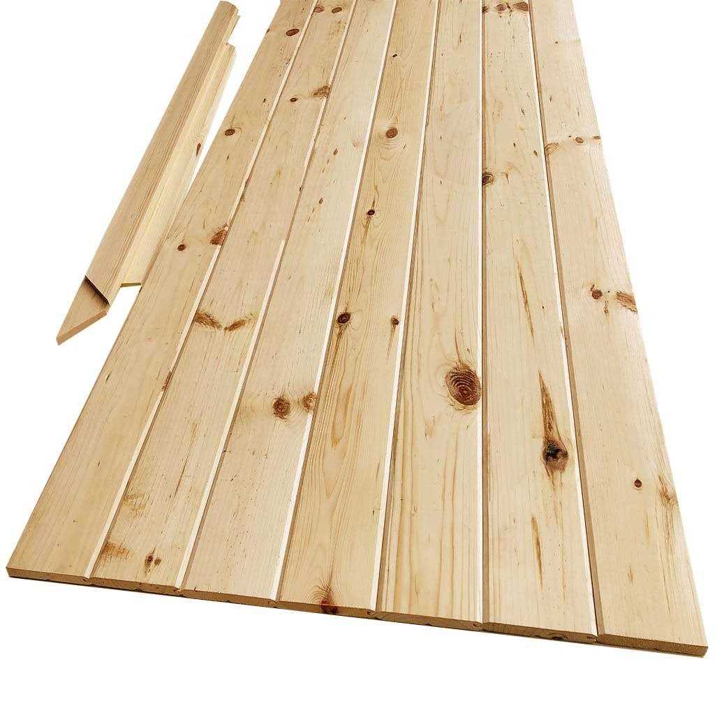 Kimberly Bay 30 in. x 83.5 in. Unfinished K-Bar Solid Core Pine Interior Barn Door Slab Kit - Cheap Fitting