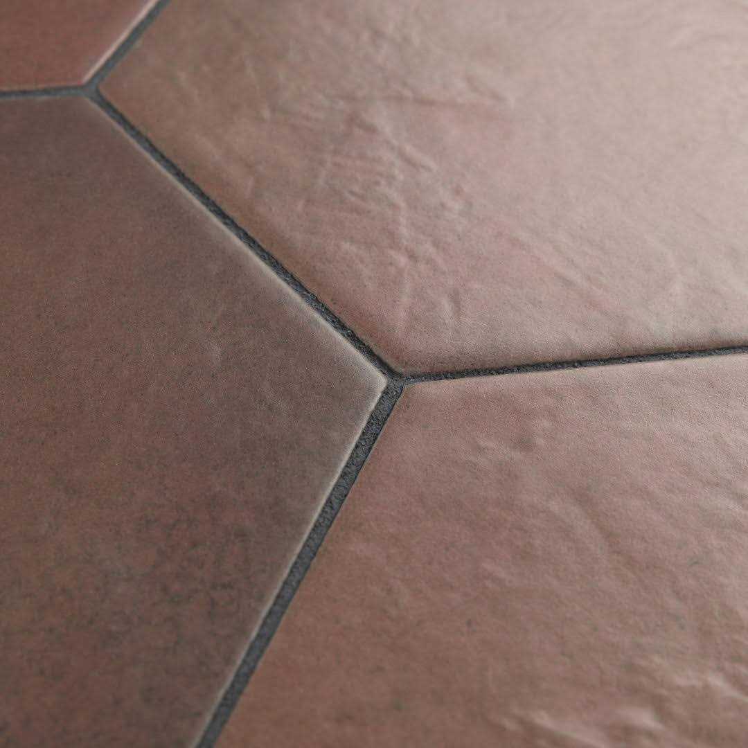 Merola Tile Heritage Hex 7 x 8 Porcelain Floor and Wall Tile - Cheap Fitting