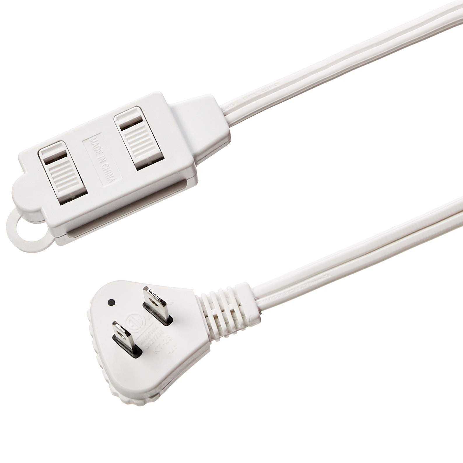 Amazon Basics 2-Prong Indoor Extension Cord Power Strip - Cheap Fitting