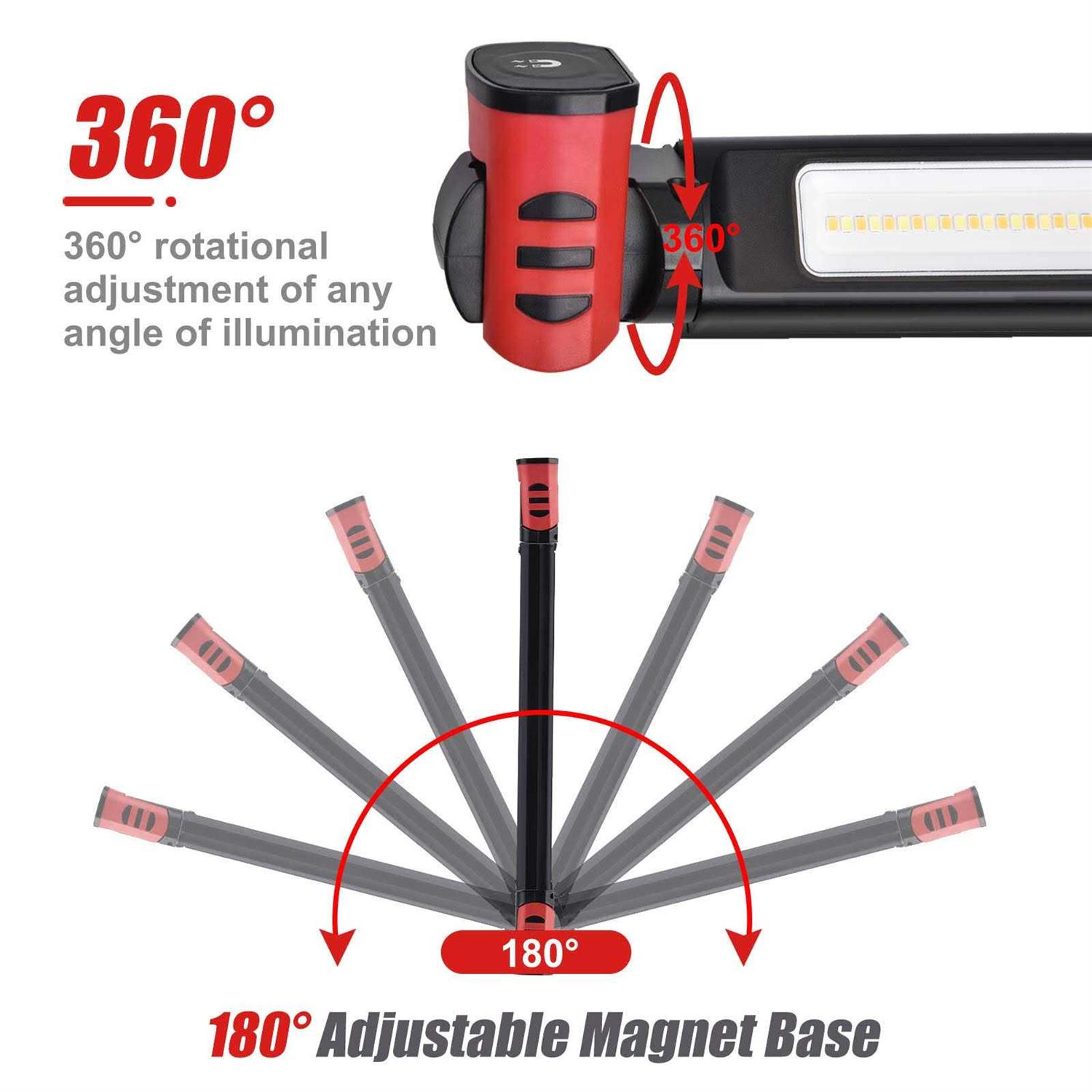 Greenidea Led Work Light,1600 Lumens/ 5400lum Light source Dual Color Temperature Work Light - Cheap Fitting