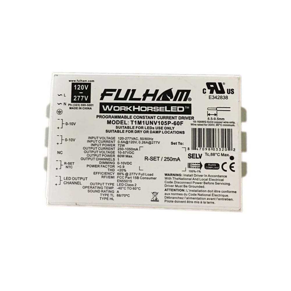 Fulham WorkHorse LED T1M1UNV105P-60F - Cheap Fitting