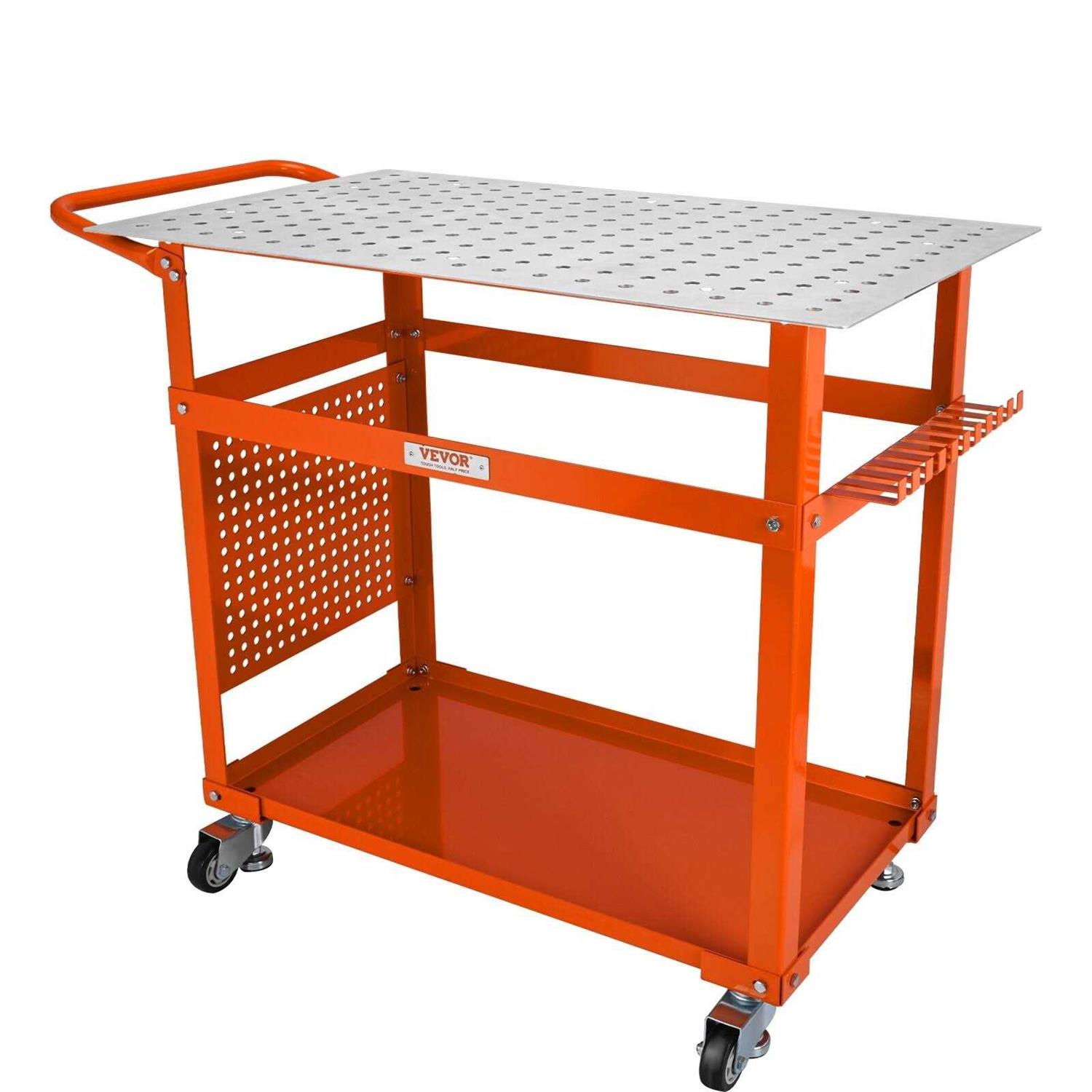VEVOR Welding Table Large Capacity Steel Welding Workbench Table on Wheels - Cheap Fitting