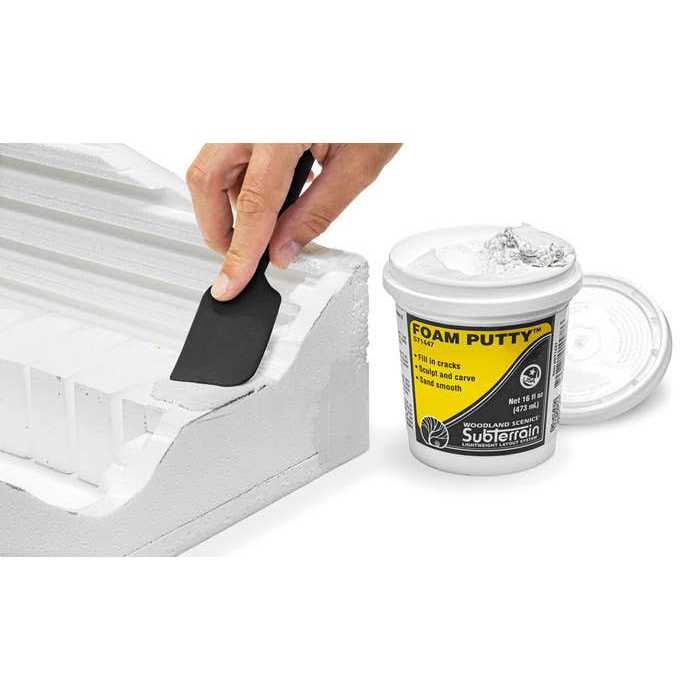 Woodland Scenics Foam Putty - Cheap Fitting