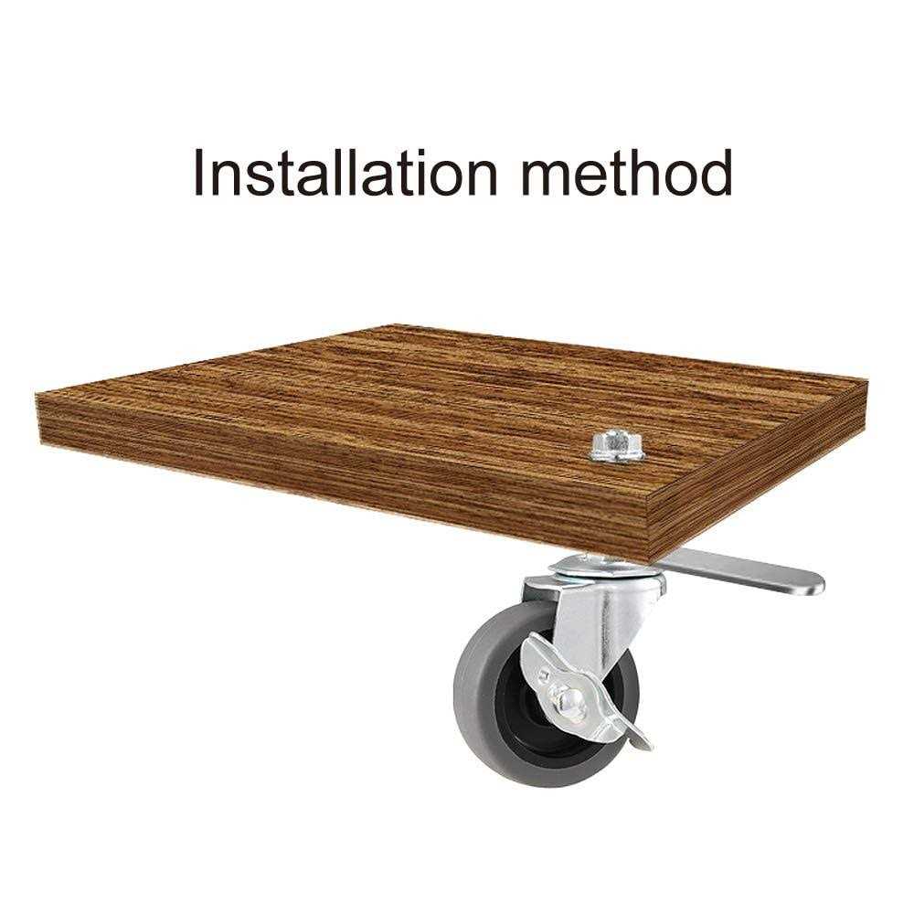 WHARSTM Caster Wheels 3 Locking Swivel Stem Casters - Cheap Fitting