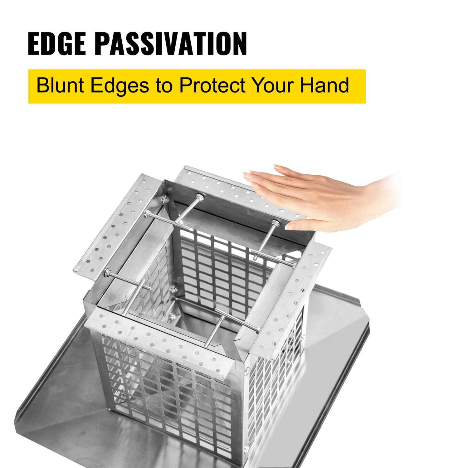 VEVOR Chimney Cap Flue Caps 304 Stainless Steel Fireplace Chimney Cover - Cheap Fitting