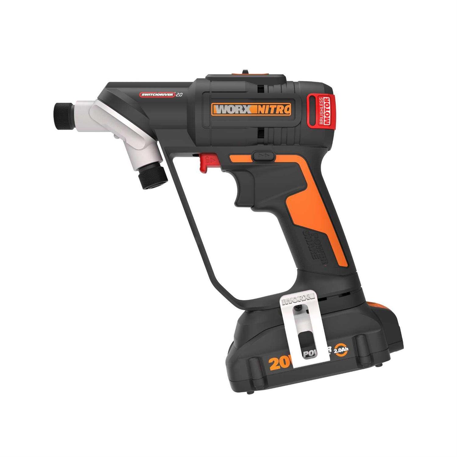 Worx Nitro WX177L 20V Brushless Switchdriver 2.0 2-in-1 Cordless Drill & Driver - Cheap Fitting