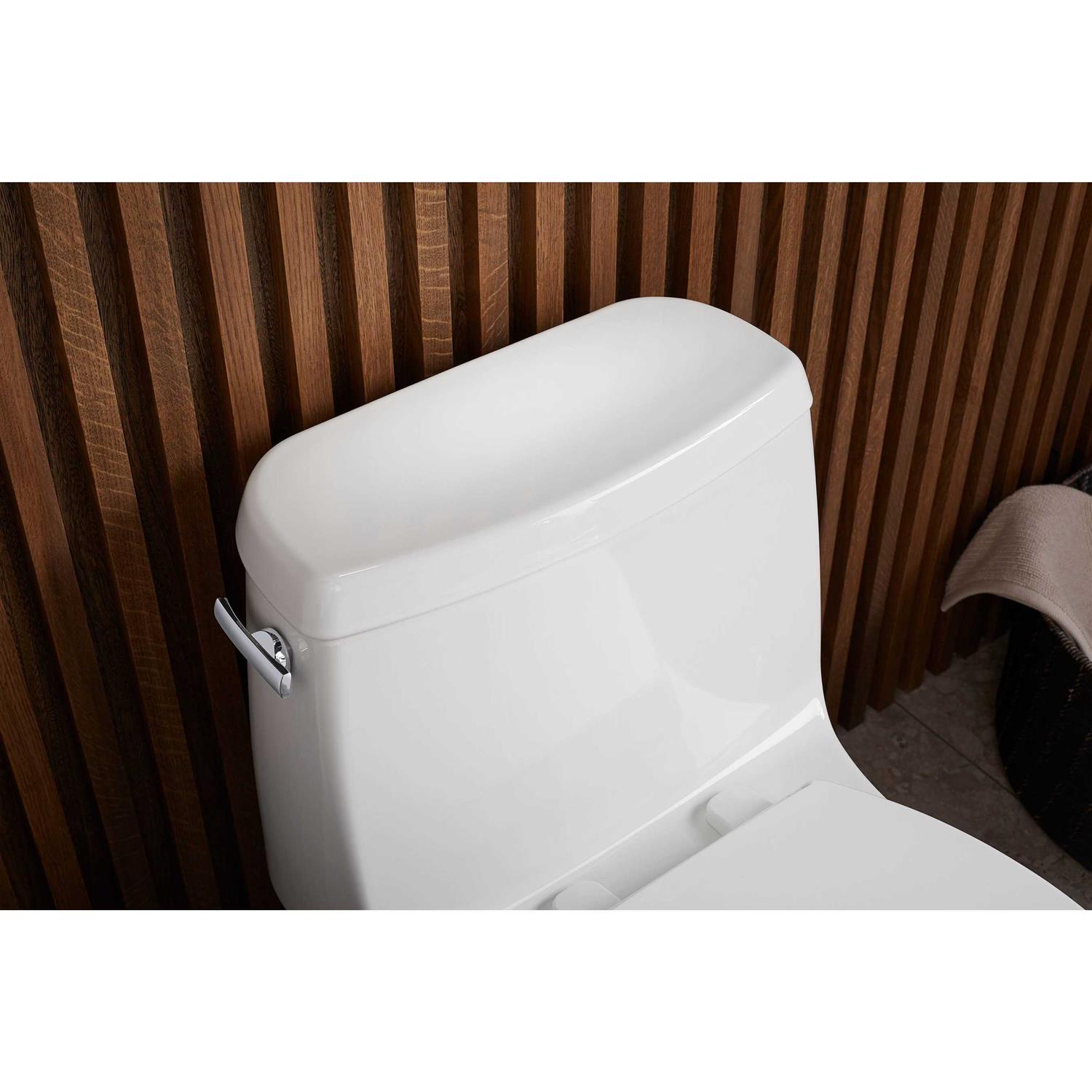 KOHLER K-30810-RA-0 Santa Rosa One-piece compact Elongated 1.28 gpf Toilet with Revolution 360 swirl - Cheap Fitting