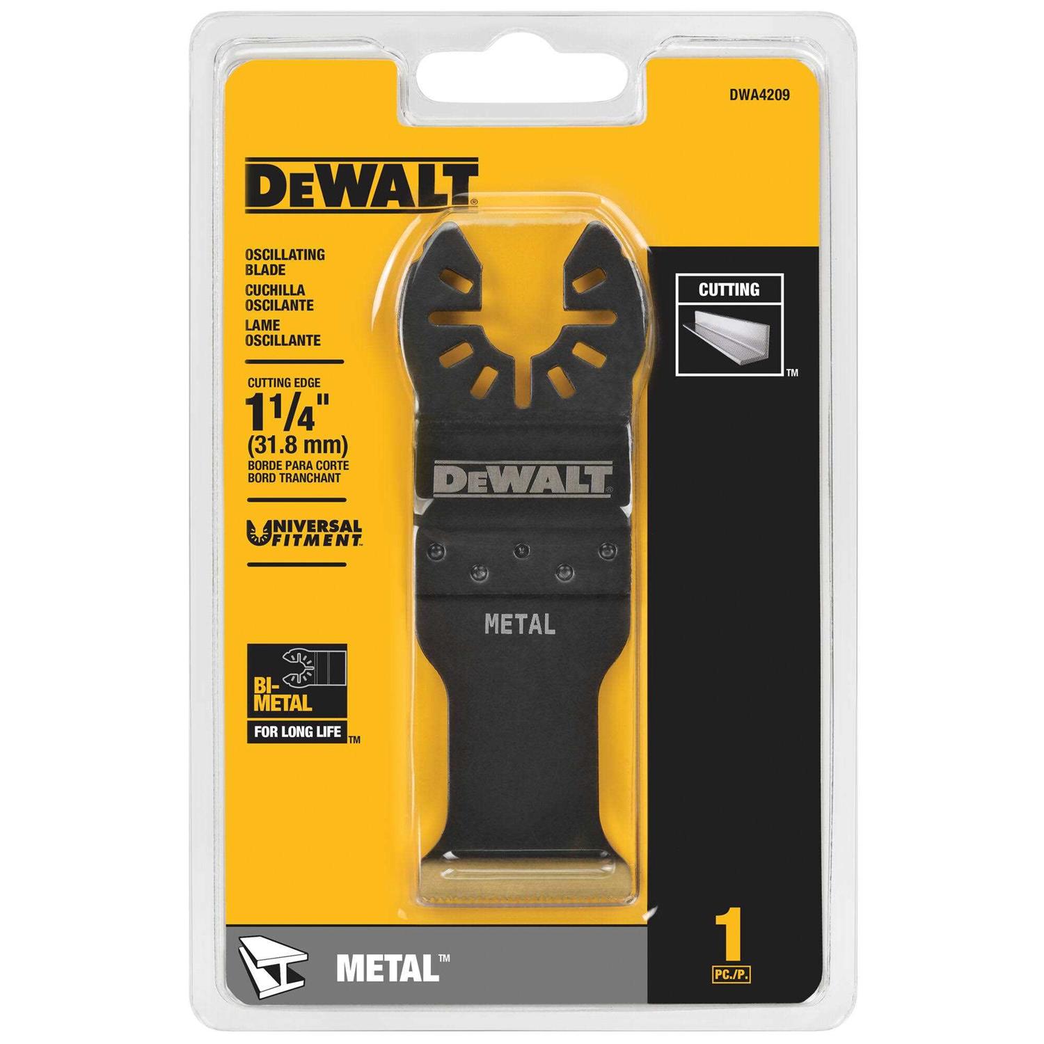 DEWALT DWA4209 Oscillating Titanium Metal Blade - Cheap Fitting