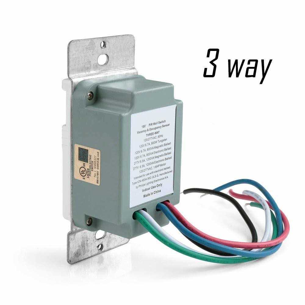Ecoeler 3Way Motion Sensor Light Switch PIR in Wall Sensor Switch - Cheap Fitting