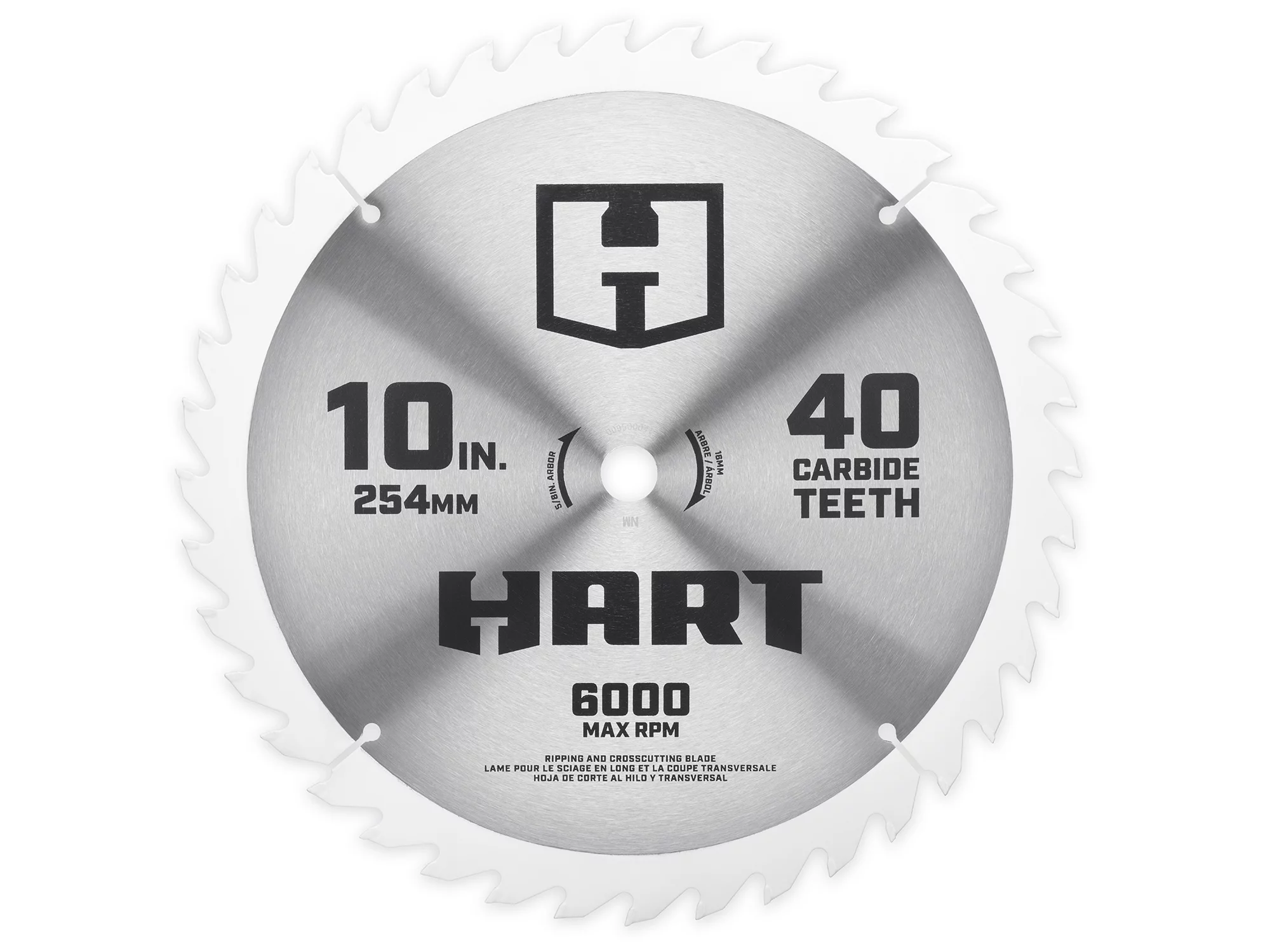 HART 10-inch 40T & 60T Ripping & Crosscutting Saw Blades - Cheap Fitting