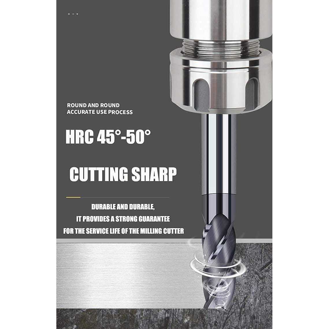 CNC End Mill Set Carbide Tungsten Steel 4 Fultes Milling Cutter - Cheap Fitting