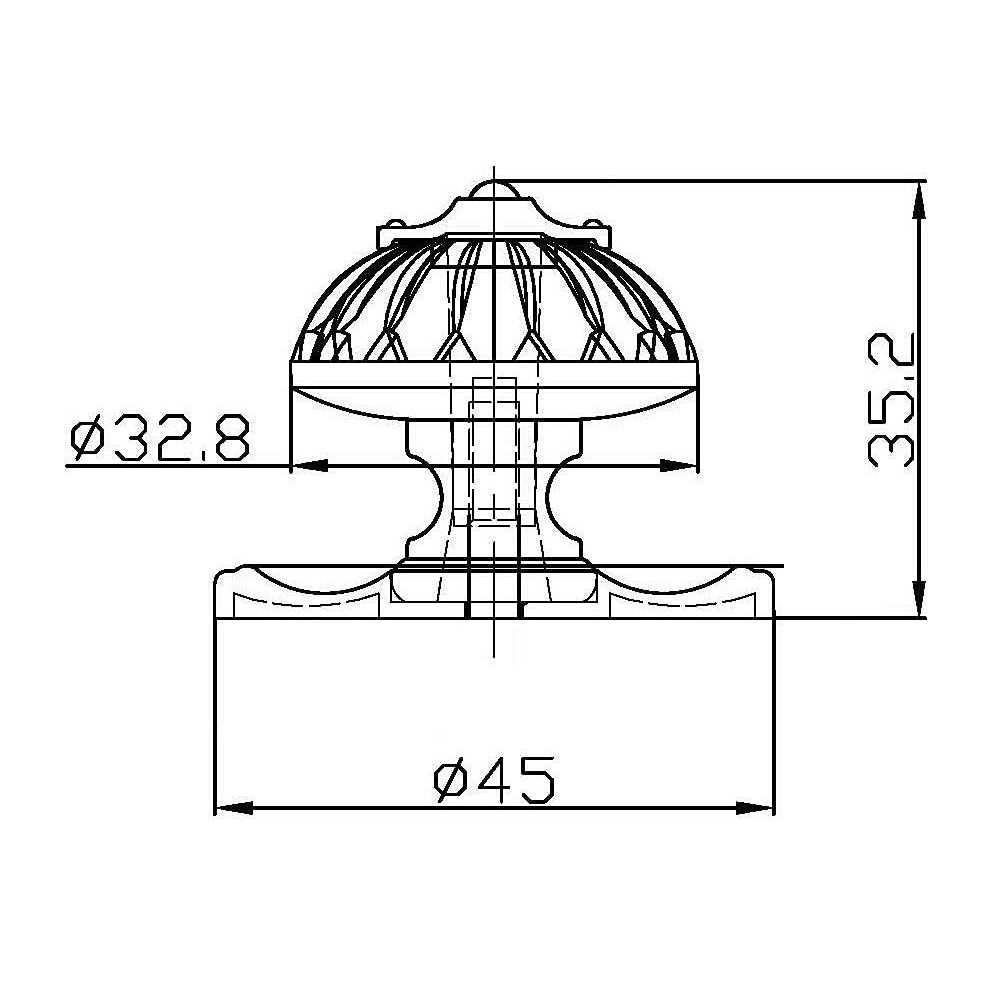 Richelieu BP16063244BB 1.2 Eclectic Knob - Cheap Fitting