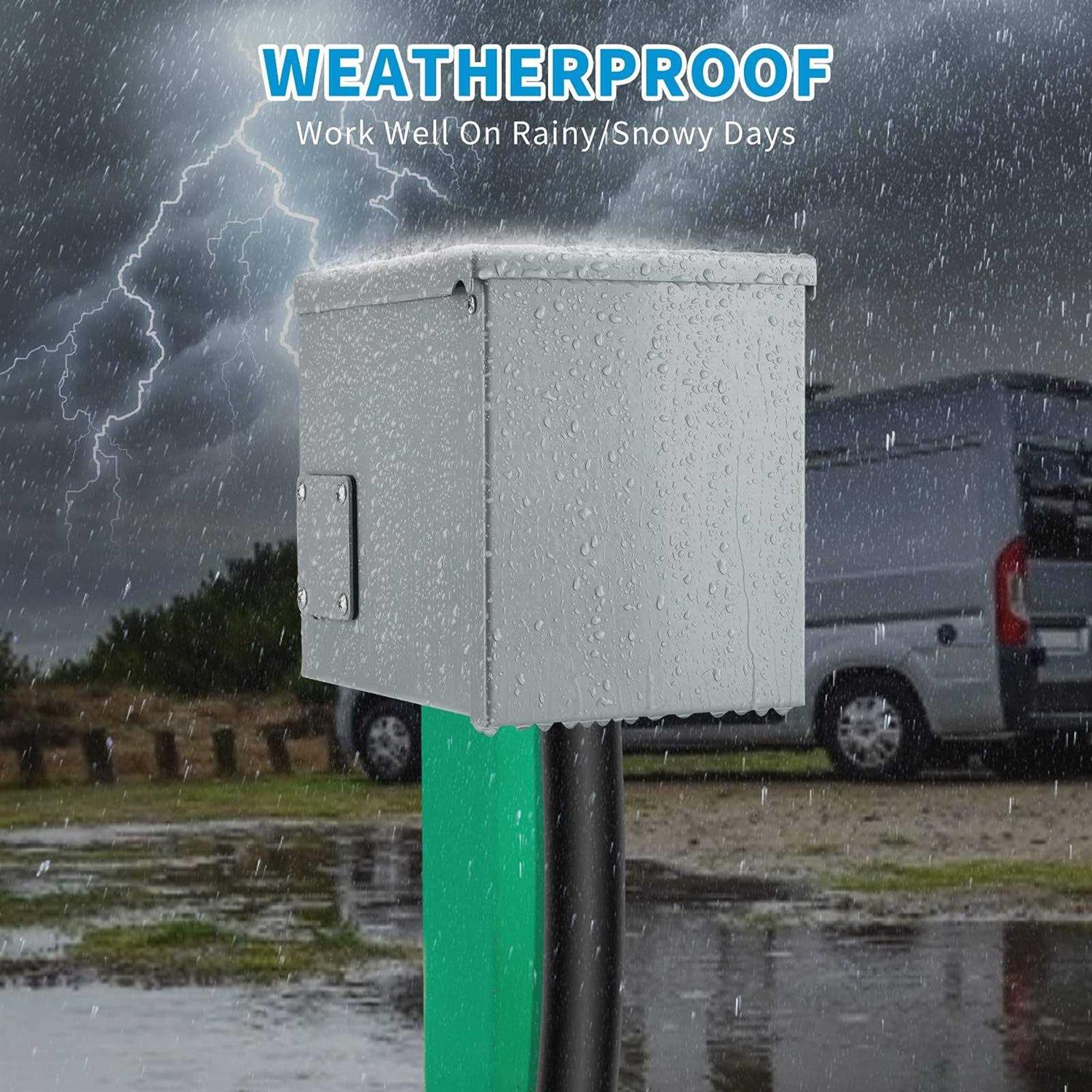 50 Amp RV Power Outlet Box 125/250 Volt NEMA 14-50R RV Receptacle - Cheap Fitting