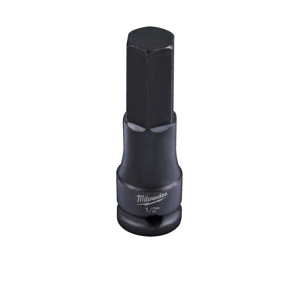 Milwaukee 49-66-5154 SHOCKWAVE Lineman’s 3/8 Drive 1/2 Hex Bit Socket - Cheap Fitting