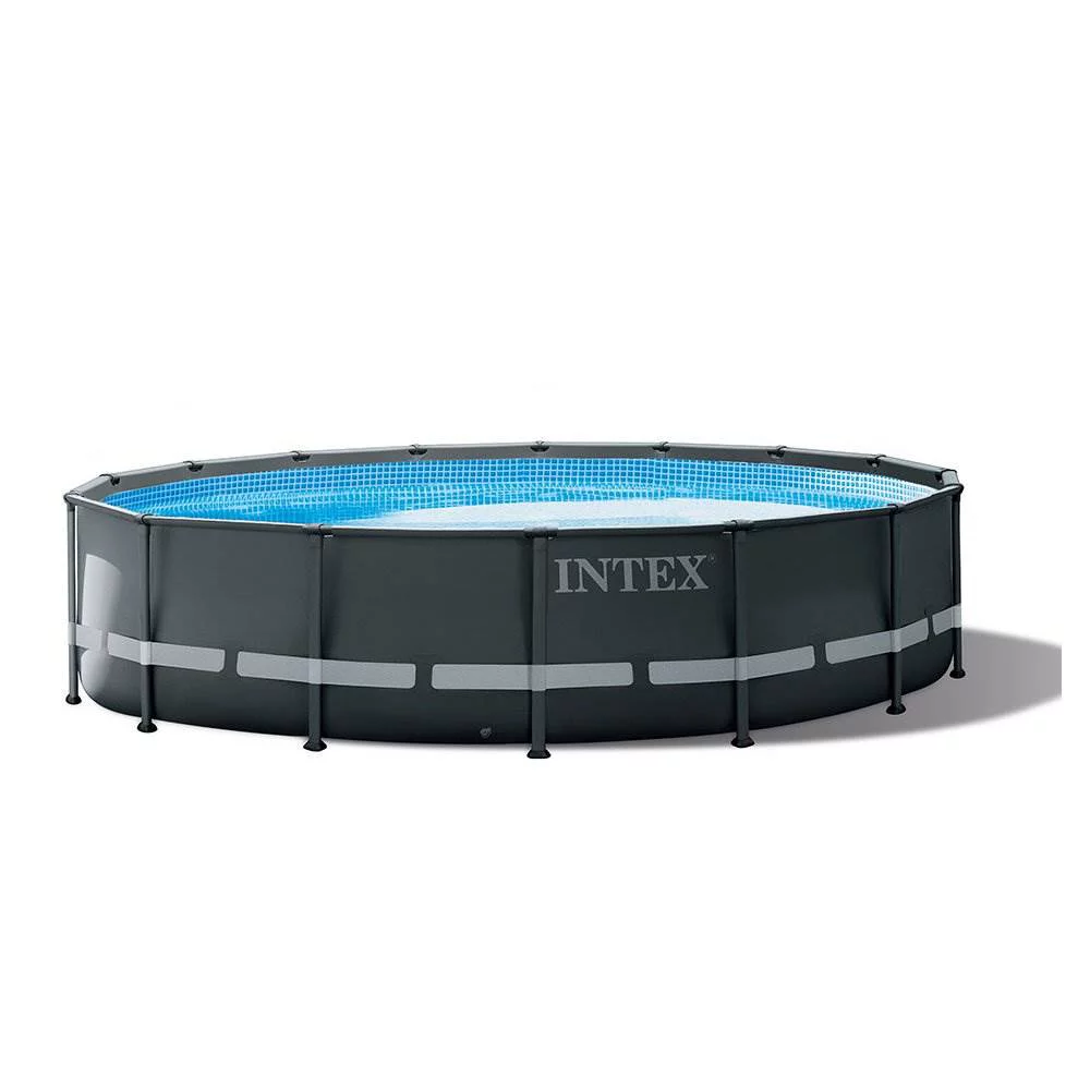 Intex 16ft x 48in Ultra XTR Round Frame Pool, Pump, Cooler, & Floats (2 Pack) - Cheap Fitting