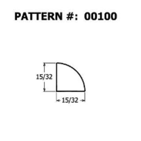 Alexandria Moulding 00100-20096C1 Quarter-Round Molding - Cheap Fitting