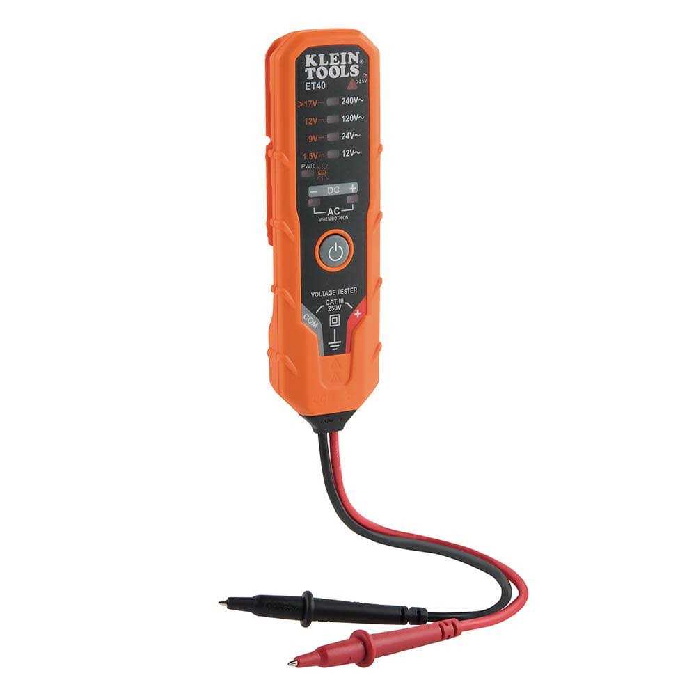 Klein Tools AC/DC Voltage Tester Electronic ET40 - Cheap Fitting