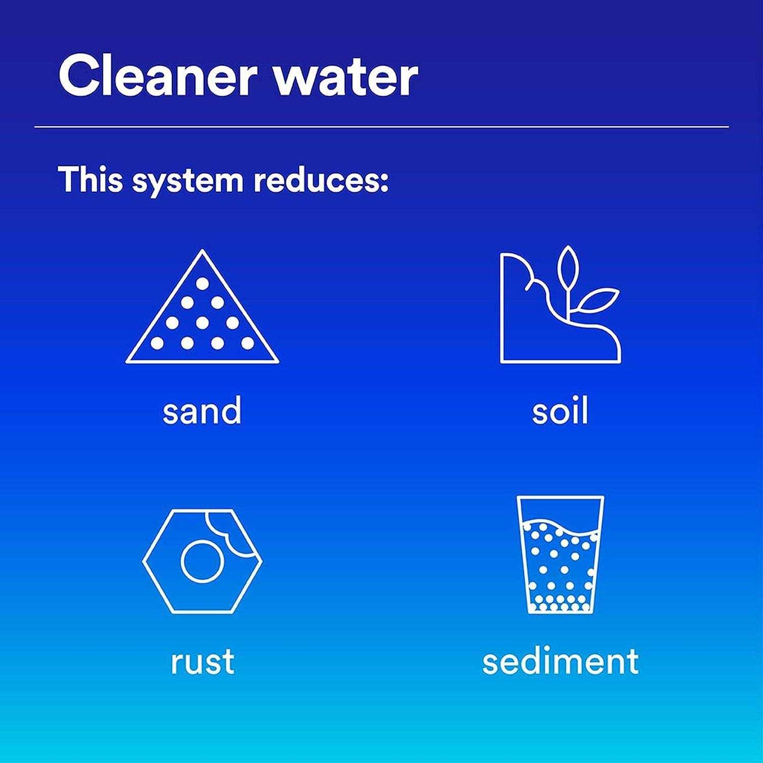 Filtrete Standard Capacity Whole House Water Filtration System - Cheap Fitting