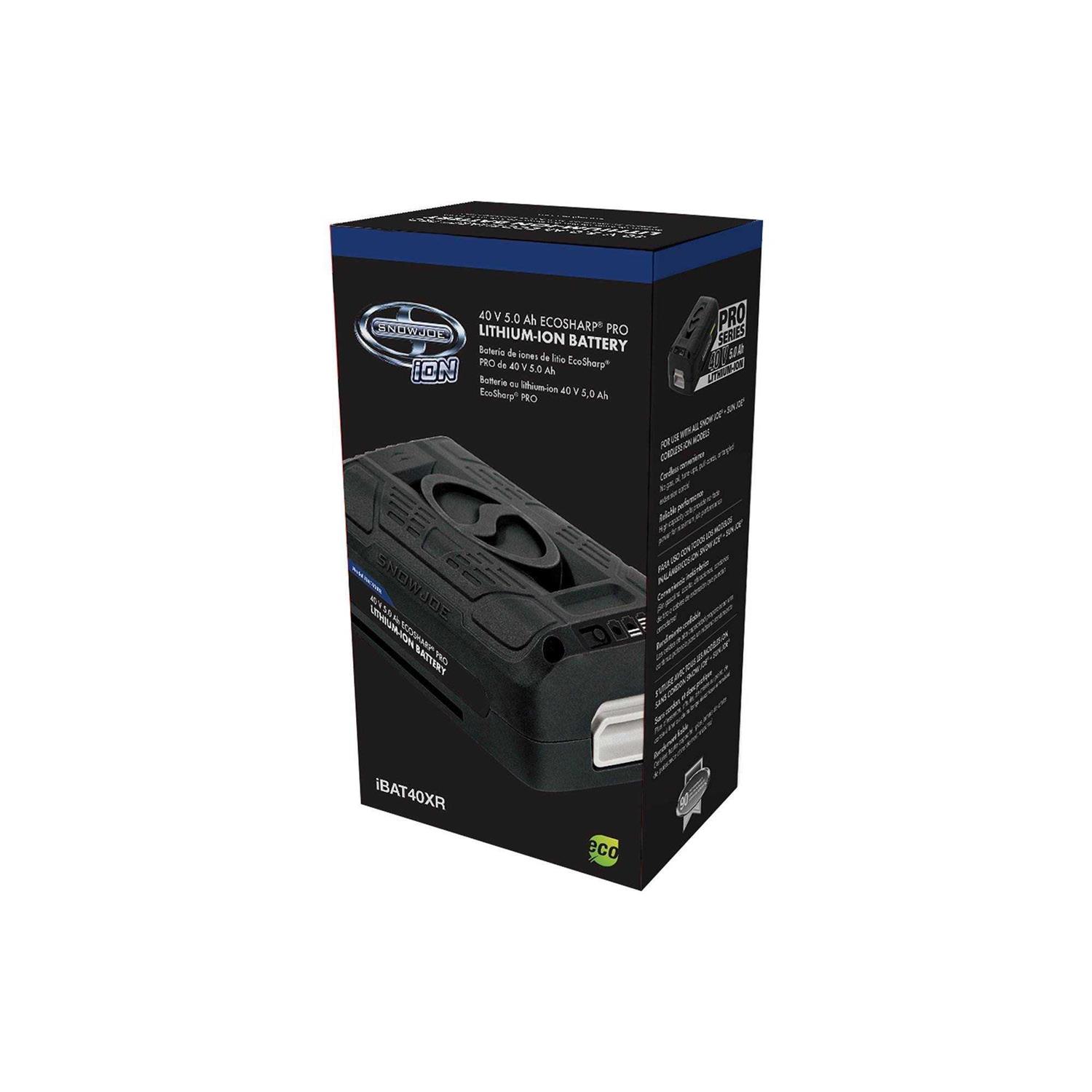 Snow Joe EcoSharp Pro Lithium-Ion Battery - Cheap Fitting