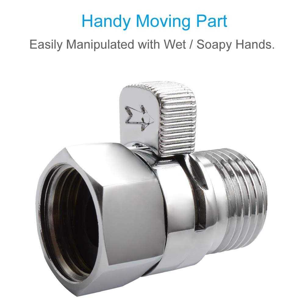 APLusee Brass Shower Head Shower Head Shut-Off Control Valve - Cheap Fitting