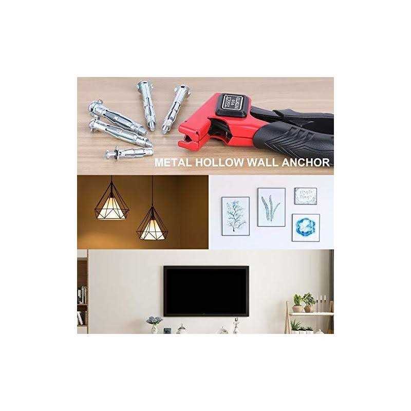 Molly Bolts for Drywall Plaster Wall Paick Hollow Wall Anchors Heavy Duty Metal Wall Anchors and Screws Kit for Drywall Hollow Plaster Walls - Cheap Fitting