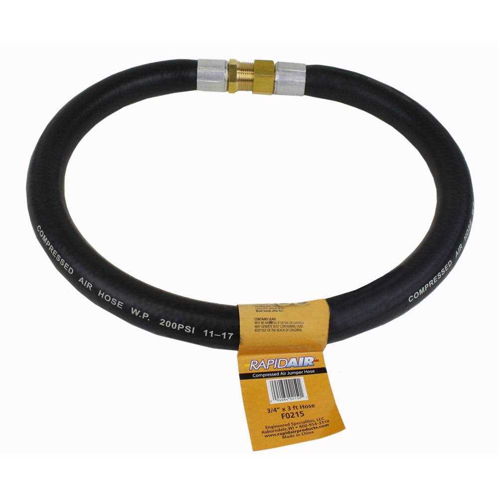 RapidAir F0215 3/4 3 Compressor Jumper Hose - Cheap Fitting