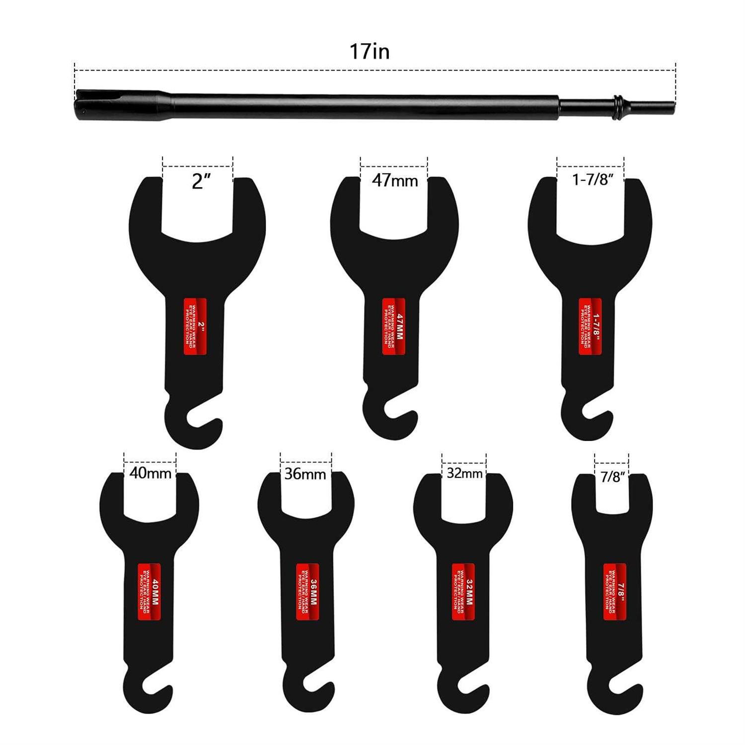 Betooll 8pcs Pneumatic Fan Clutch Wrench 43300 Fan Clutch Removal Tool Kit - Cheap Fitting