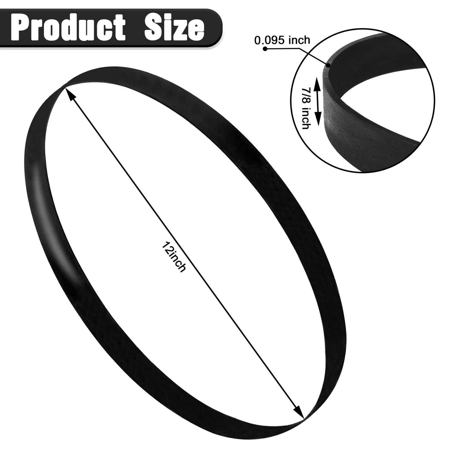 Urethane Bandsaw tires 12 inch Diameter 2 Pack 12 x 7/8 x .095 Band Saw tires for Craftsman etc - Cheap Fitting