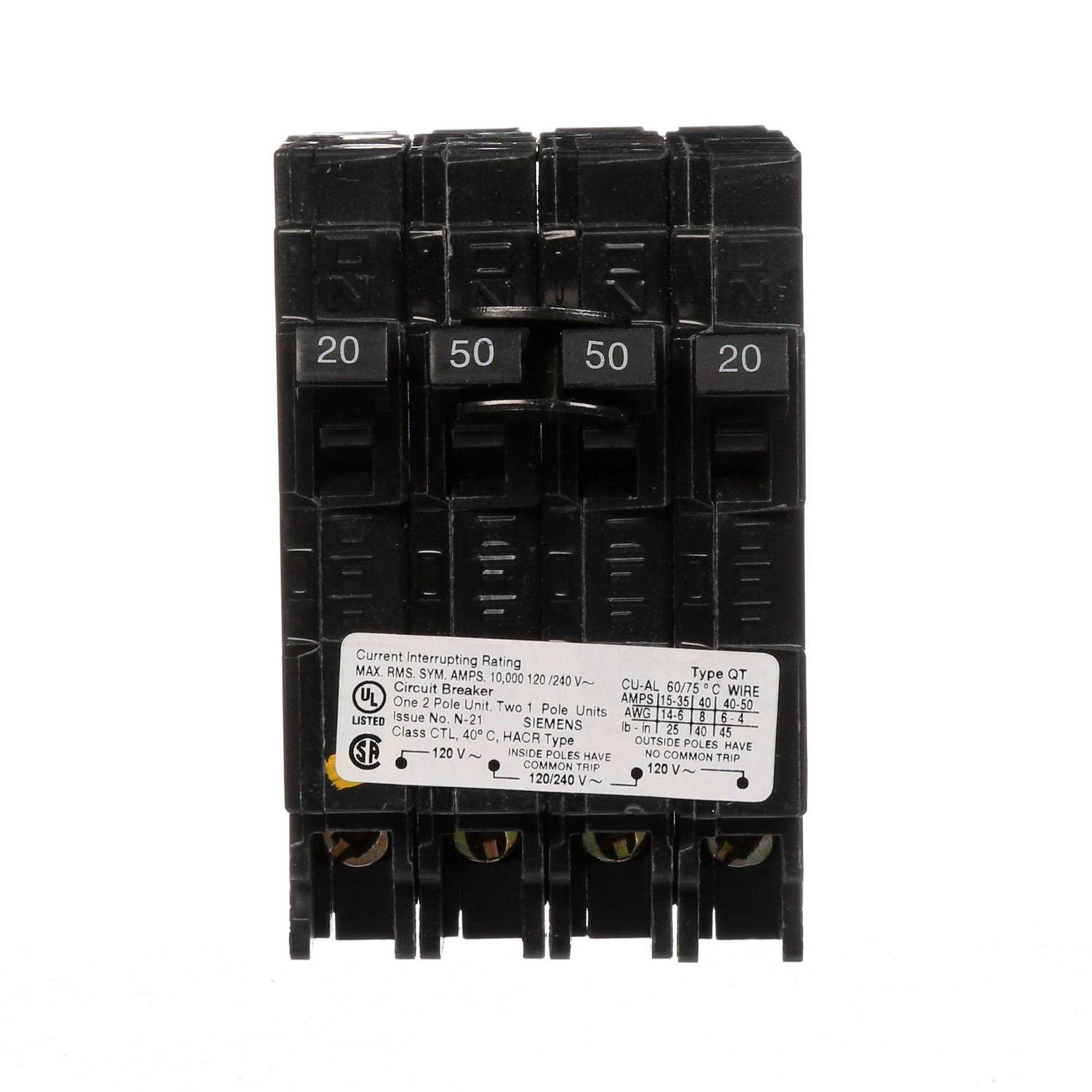 Siemens Q22050CT Circuit Breaker - Cheap Fitting