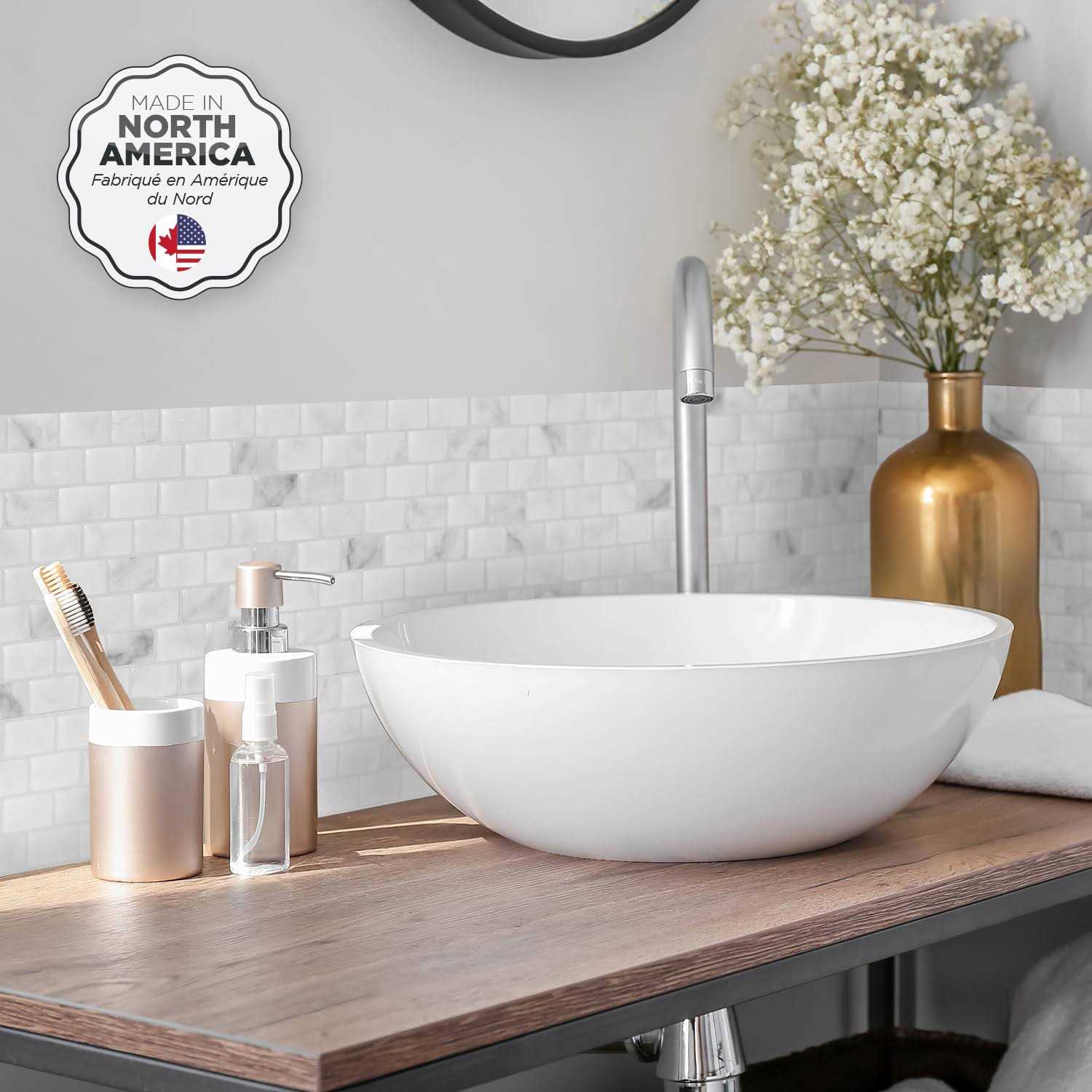 Smart Tiles Ravenna Bianco 9.8 in. X 9.74 in. Peel and Stick Backsplash for Kitchen - Cheap Fitting