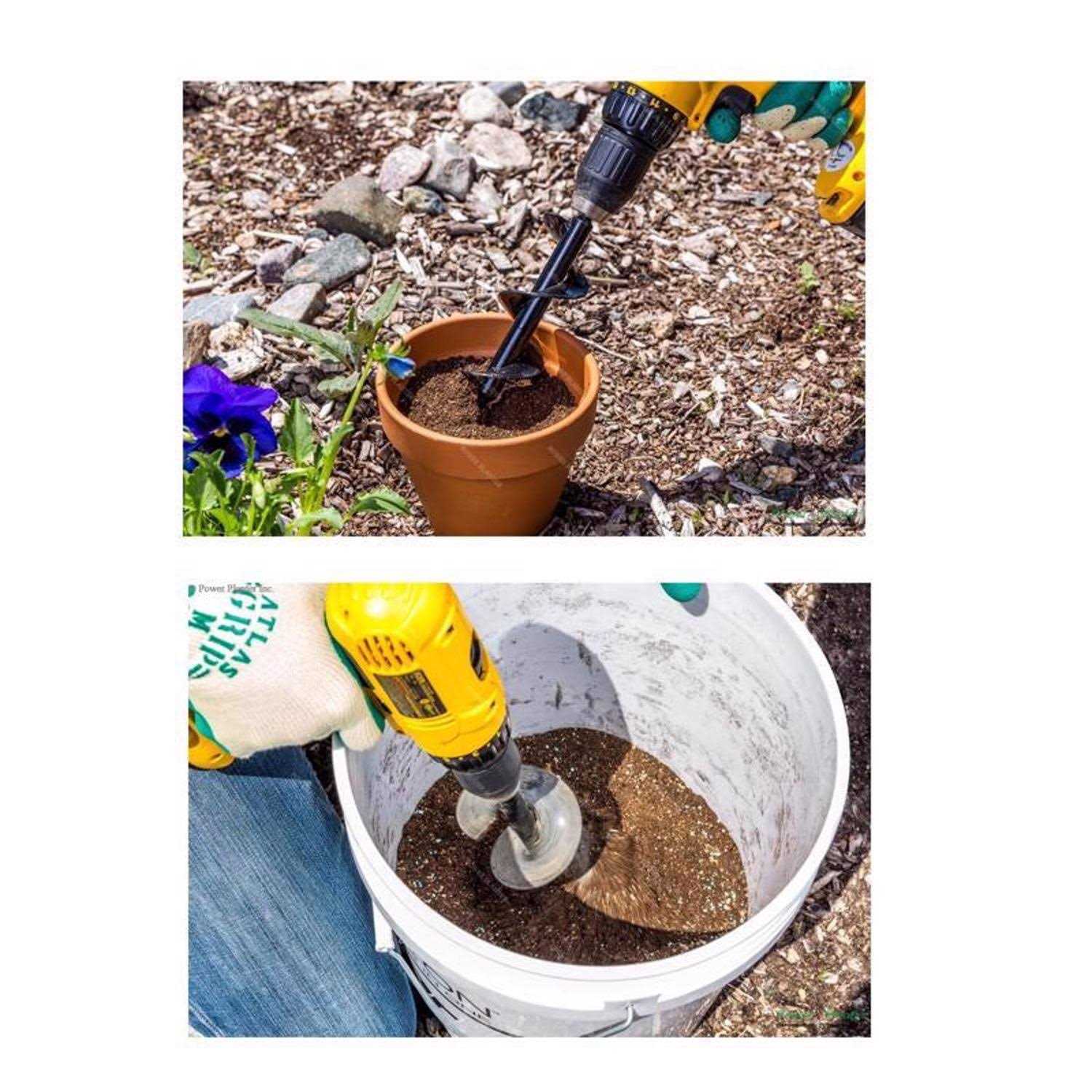 Power Planter 312-RED 12 in. Steel Bulb Auger Drill Bit - Cheap Fitting