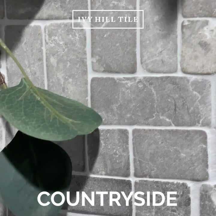 Ivy Hill Tile Countryside Organica 11.81 in. x 19.68 in. Honed Marble Mosaic Floor and Wall Tile - Cheap Fitting