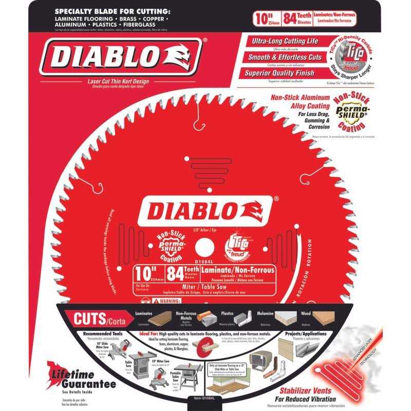 Freud/Diablo D1084L 10 84t Saw Blade - Cheap Fitting