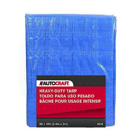 AutoCraft Tarp Heavy-Duty 10′ blue - Cheap Fitting