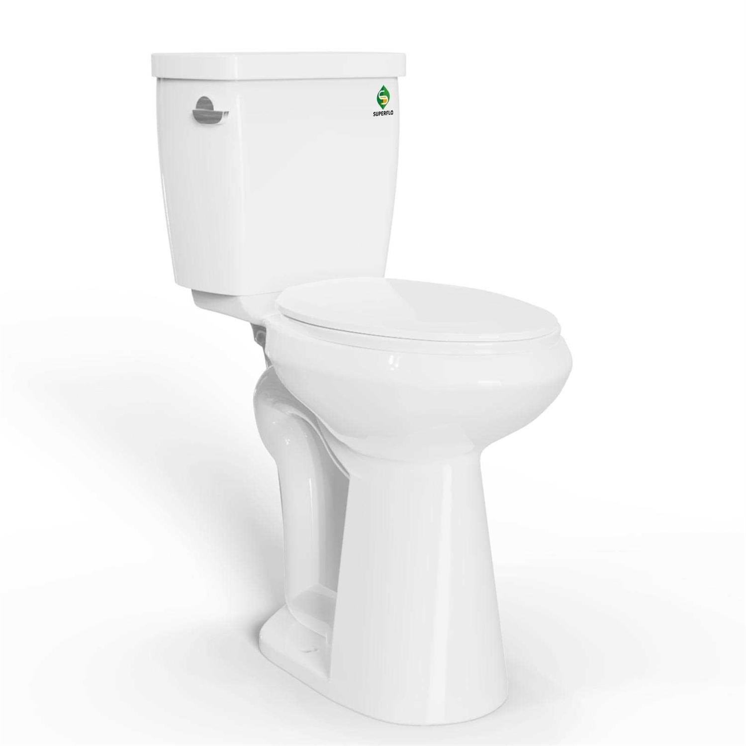 Gerber Gws31802 Avalanche 1.28 GPF Two Piece Round Chair Height Toilet - Cheap Fitting