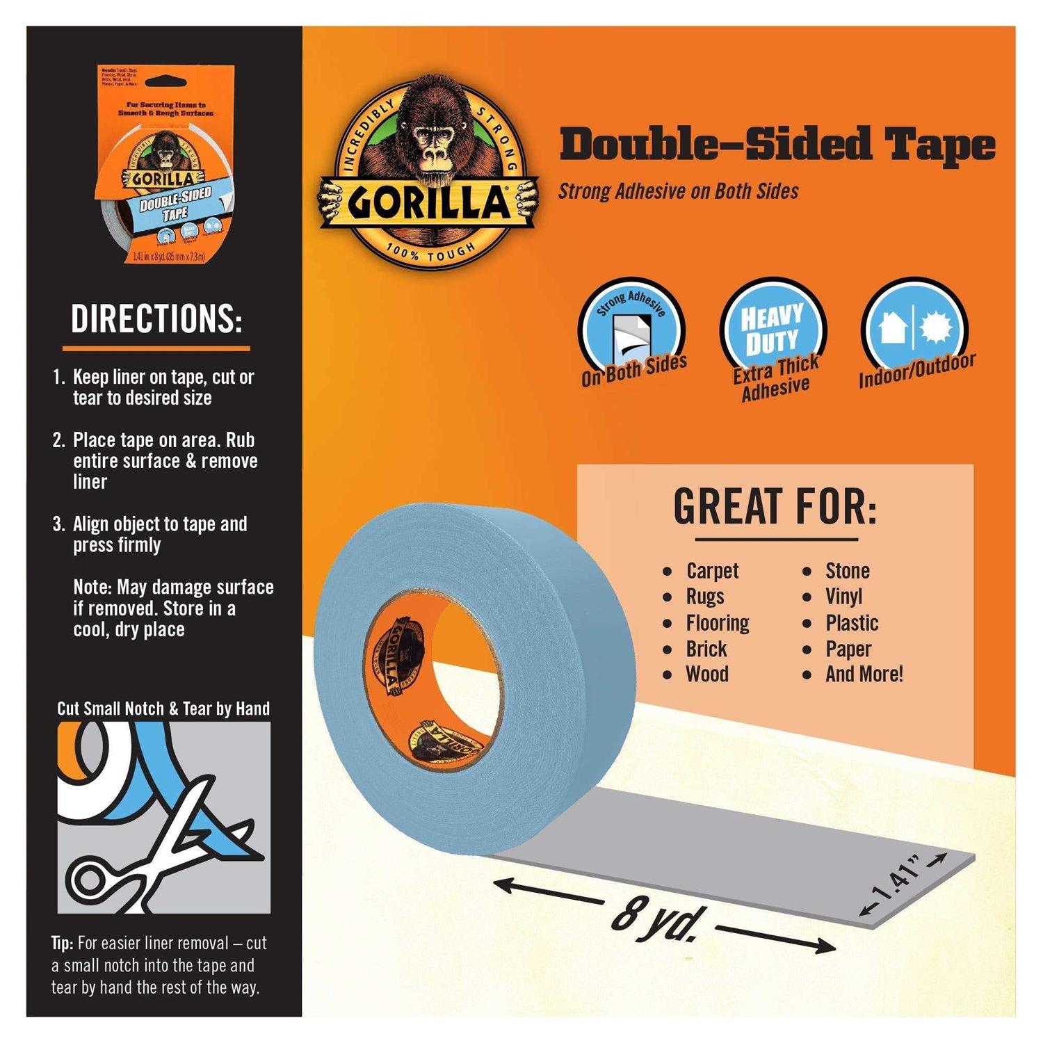 Gorilla Double Sided Tape - Cheap Fitting