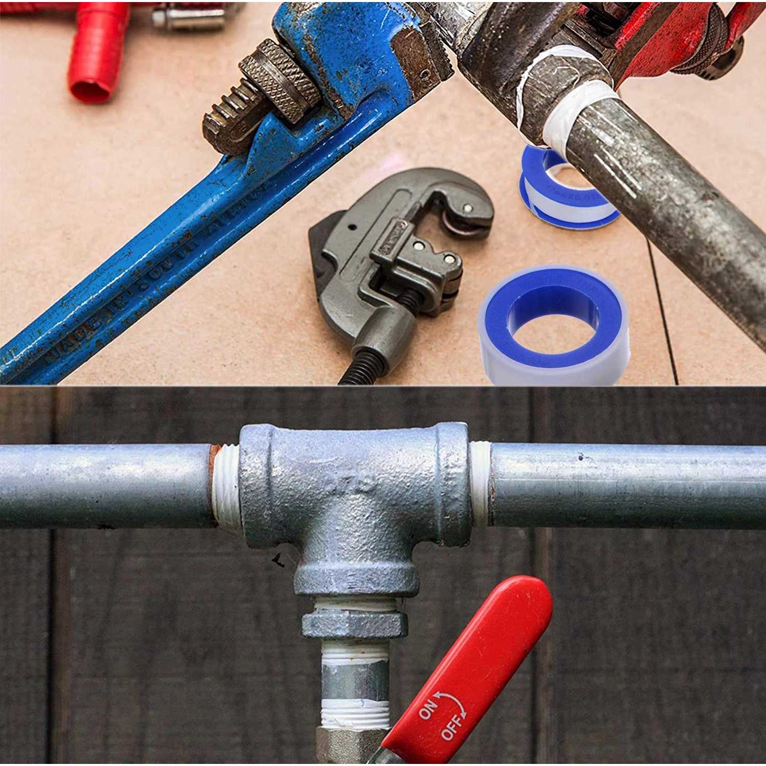 DOPKUSS Plumbers PTFE Pipe Sealant Tape Flex Seal Tape Waterproof - Cheap Fitting